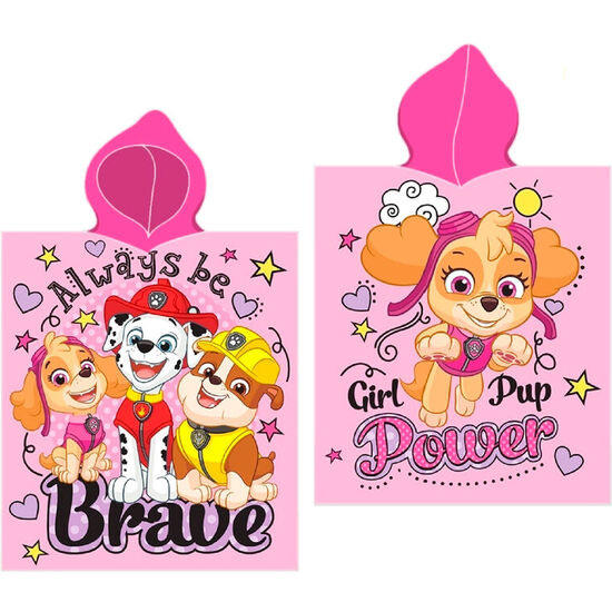 PONCHO TOALLA PATRULLA CANINA PAW PATROL ALGODON image 0