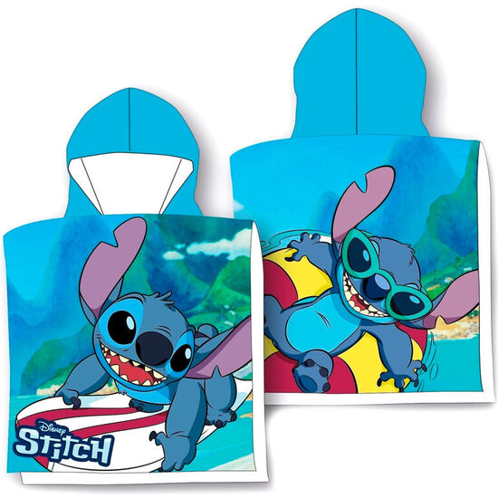 PONCHO TOALLA SURF STITCH DISNEY ALGODON image 0