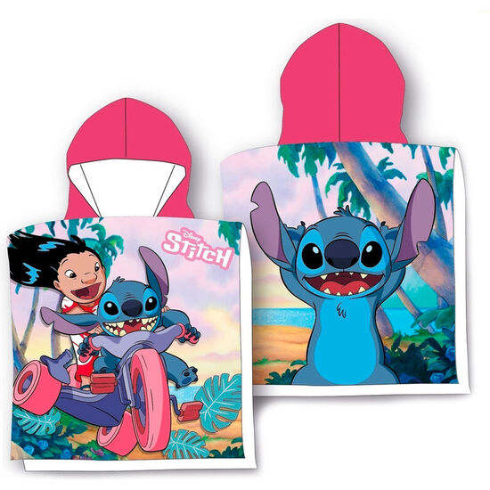 PONCHO TOALLA LILO & STITCH DISNEY ALGODON image 0