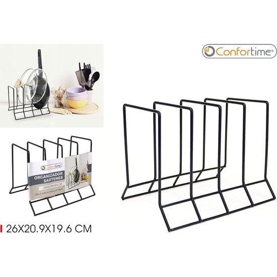 ORGANIZADOR SARTEN 26X20.9X19.6CM CONFORTIME image 0