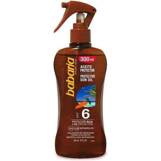 ACEITE PROTECTOR SOLAR ZANAHORIA  F-6 EN SPRAY 300 ML image 0