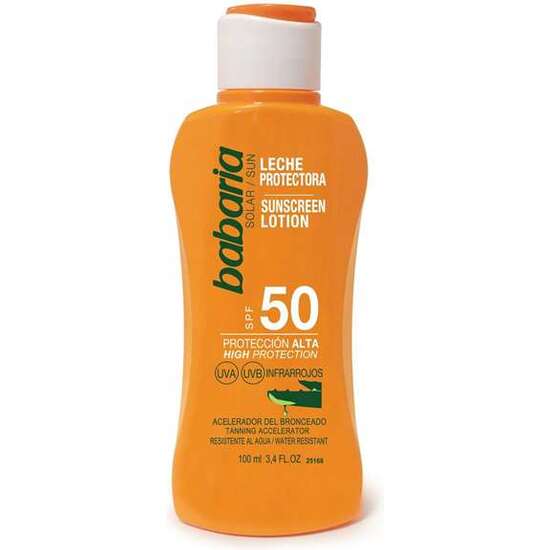 LECHE PROTECTORA SOLAR ALOE F-50 100 ML image 0