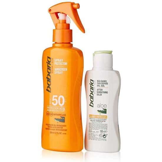 PROTECTOR SOLAR ALOE F-50 EN SPRAY + AFTER SUN. 300 ML image 1
