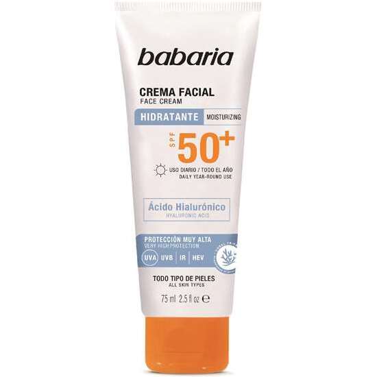 CREMA FACIAL SOLAR CON ÁCIDO HIALURÓNICO - NUEVO 75 ML image 0