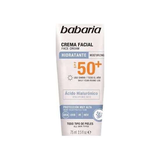 CREMA FACIAL SOLAR CON ÁCIDO HIALURÓNICO - NUEVO 75 ML image 2