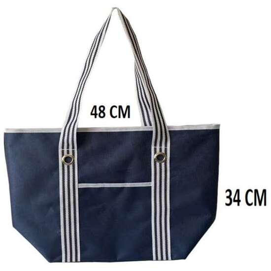 BOLSO DE PLAYA OXFORD POLYESTER  48X18X34CM - MODELOS SURTIDOS image 0