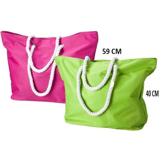BOLSO DE PLAYA  OXFORD POLYESTER  59X19X40CM - MODELOS SURTIDOS image 0