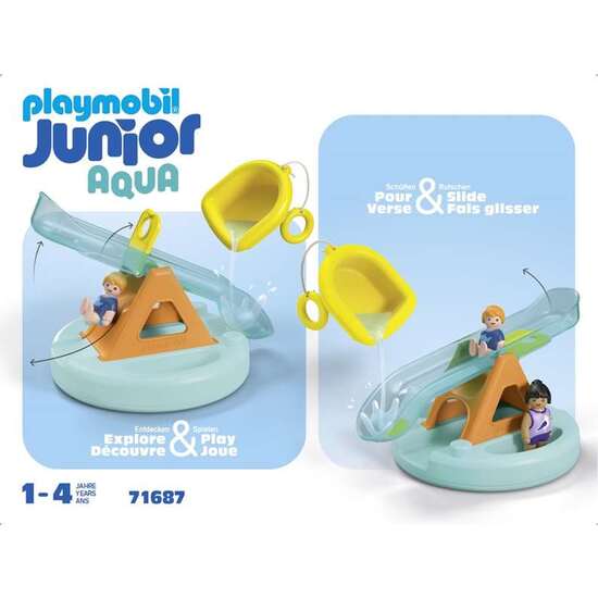 IISLA DE BAÑO CON TOBOGÁN PLAYMOBIL JUNIOR. image 1