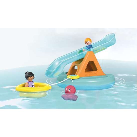 IISLA DE BAÑO CON TOBOGÁN PLAYMOBIL JUNIOR. image 2