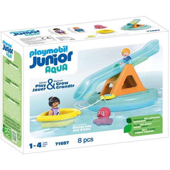 IISLA DE BAÑO CON TOBOGÁN PLAYMOBIL JUNIOR. image 3