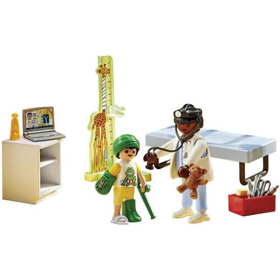 PEDIATRA CON OSITO DE PELUCHE. PLAYMOBIL ACTION. image 1