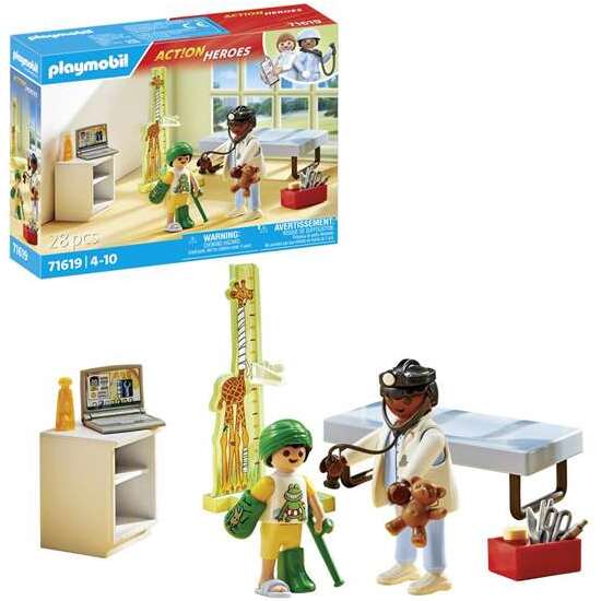 PEDIATRA CON OSITO DE PELUCHE. PLAYMOBIL ACTION. image 2