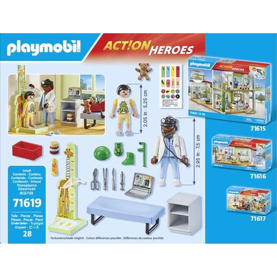PEDIATRA CON OSITO DE PELUCHE. PLAYMOBIL ACTION. image 3