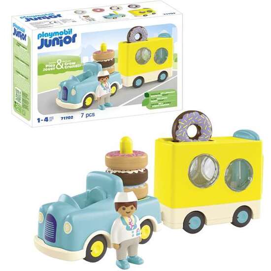 CAMIÓN DE DÓNUT PLAYMOBIL JUNIOR. image 0