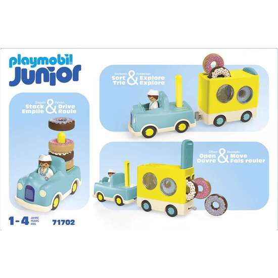 CAMIÓN DE DÓNUT PLAYMOBIL JUNIOR. image 1