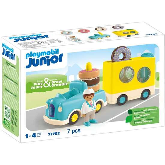 CAMIÓN DE DÓNUT PLAYMOBIL JUNIOR. image 3