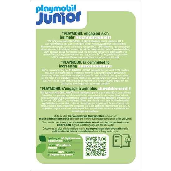 CARACOL CON FIGURA PLAYMOBIL JUNIOR. image 1