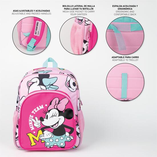 MOCHILA ESCOLAR MEDIANA 38 CM MINNIE image 3
