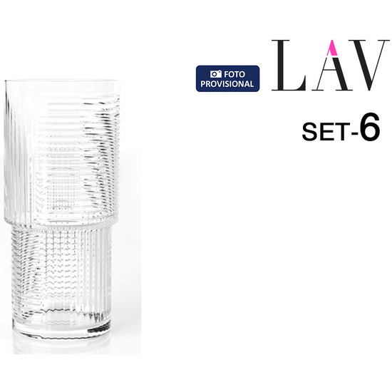 SET 6 VASOS  515CC HELEN image 0