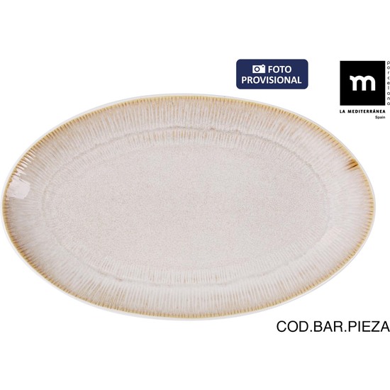 BANDEJA 34,1X20,7CM CALOBRA CREMA image 0