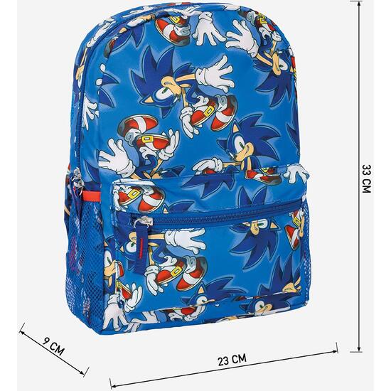 MOCHILA INFANTIL TIEMPO LIBRE ESTAMPADO SONIC image 4