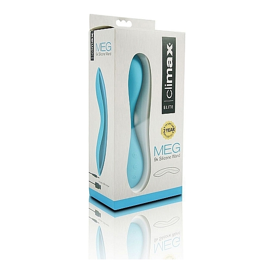 CLIMAX ELITE - MEGHAN 9X SILICONE VIBE - BLUE image 1