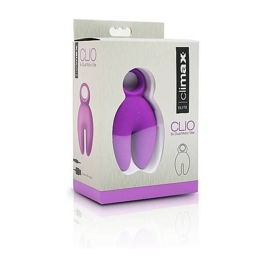 CLIMAX ELITE - CLIO 9X DUAL-MOTOR VIBRATOR - PURPLE image 1