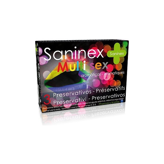 SANINEX CONDOMS 3 UDS MULTI SEX image 0