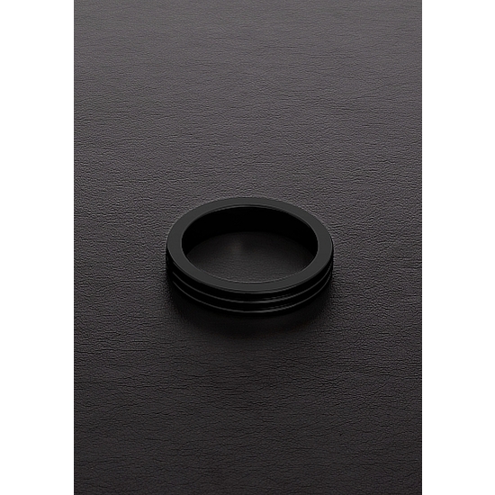 GOLDEN BLACK RIBBED C-RING (10X40MM) image 1