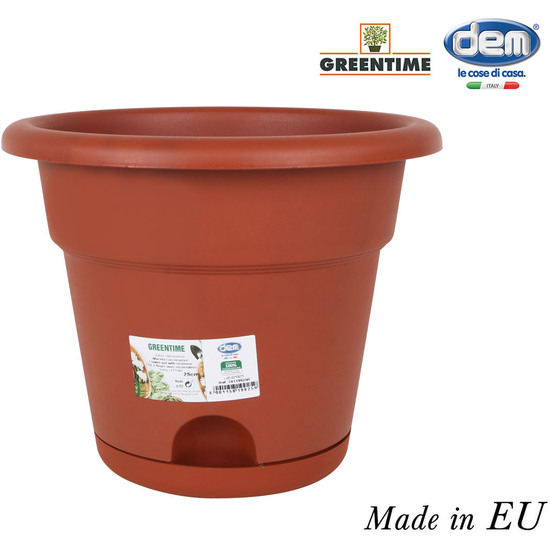 FLOWER POT W/RESERVOIR 25CM  image 0