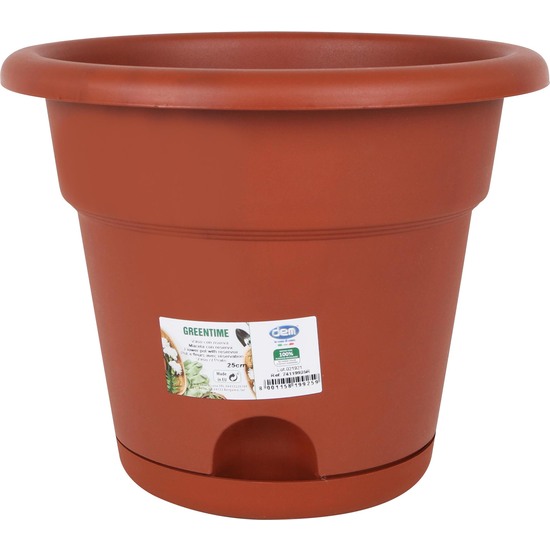 FLOWER POT W/RESERVOIR 25CM  image 1