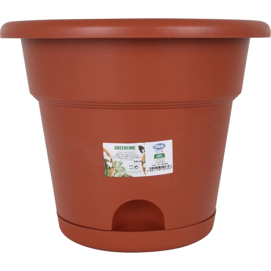 FLOWER POT W/RESERVOIR 30CM  image 1