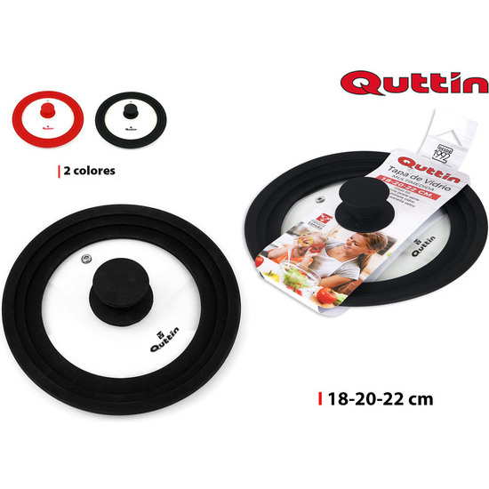 18-20-22CM SILICON GLASS LID QUTTIN image 0