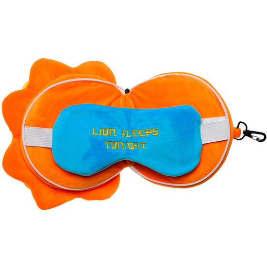 ALMOHADA VIAJE ANTIFAZ LEON ADORAMALS RELAXEAZZZ image 2