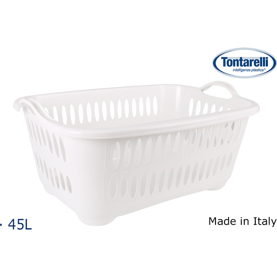 CESTA ROPA C/ASAS 45L COVER LINE BLANCO image 0