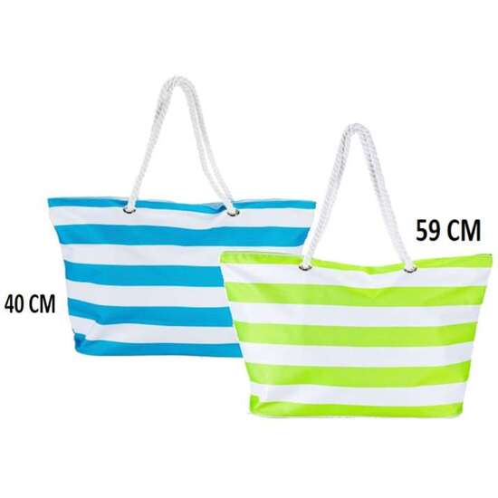 BOLSO DE PLAYA OXFORD POLYESTER  59X19X40CM - MODELOS SURTIDOS image 0