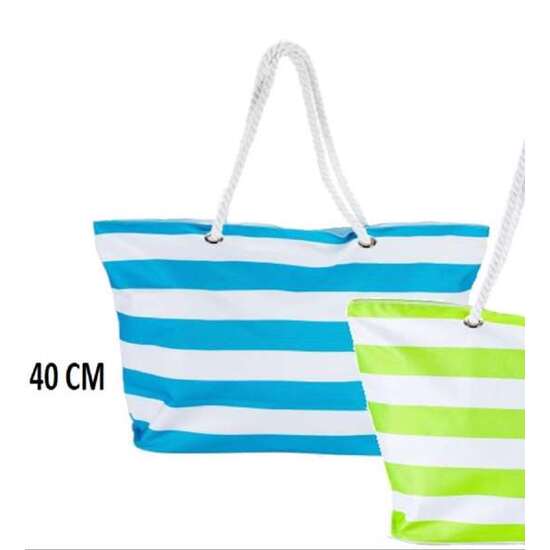 BOLSO DE PLAYA OXFORD POLYESTER  59X19X40CM - MODELOS SURTIDOS image 1