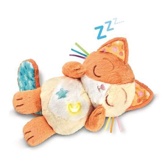PELUCHE GATITO FELICES SUEÑOS CON LUCES Y SONIDOS ¡VIENTRE, CABEZA Y HOCICO CON MOVIMIENTO! image 0