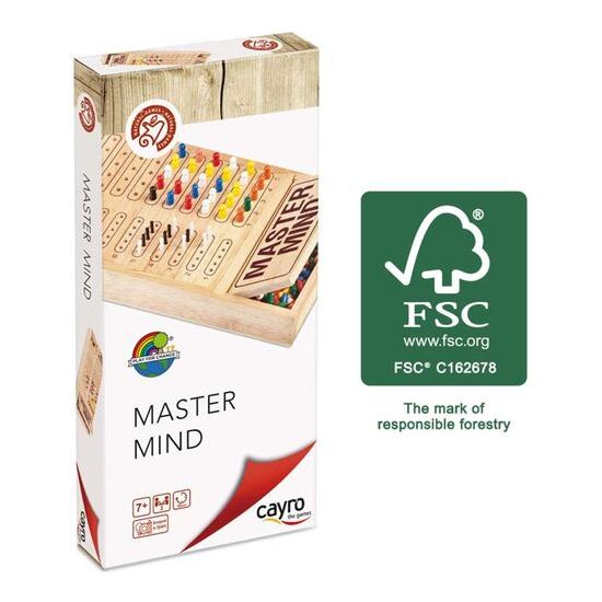 JUEGO MASTER MIND COLORES DE MADERA 36X17X4,5 CM image 0