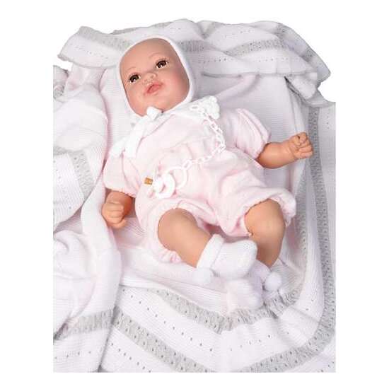 MUÑECO RECIEN NACIDO ENCANTOS BEBE LUCIA 48 CM. INCLUYE PELELE ROSA image 2