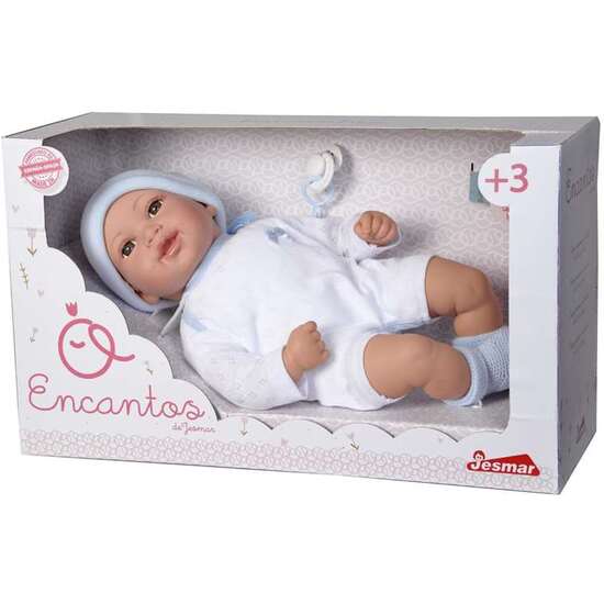 MUÑECA RECIEN NACIDO ENCANTOS BEBE ELSA 48 CM. INCLUYE GORRO ROSA. image 0