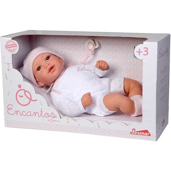 MUÑECA RECIEN NACIDO ENCANTOS BEBE ELSA 48 CM. INCLUYE GORRO ROSA. image 2