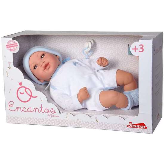 MUÑECA RECIEN NACIDO ENCANTOS BEBE ELSA 48 CM. INCLUYE GORRO ROSA. image 4