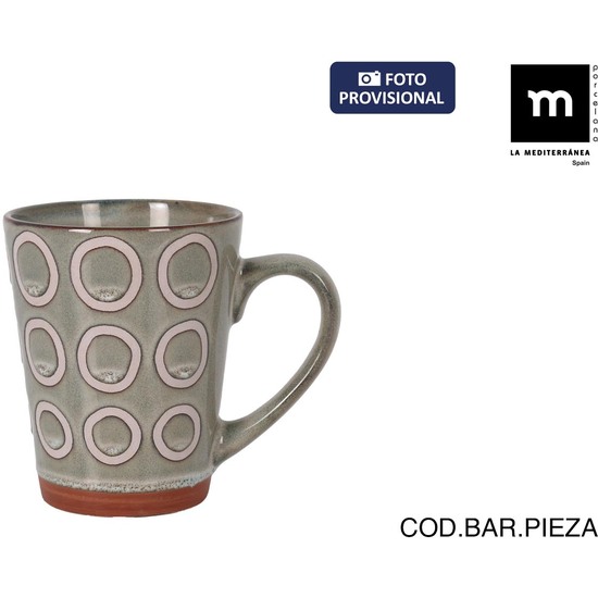 MUG 330CC GRIS ALMUDENA MD image 0