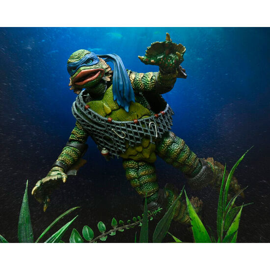 FIGURA LEONARDO AS THE CREATURE TORTUGAS NINJA UNIVERSAL MOSNTERS 18CM image 2