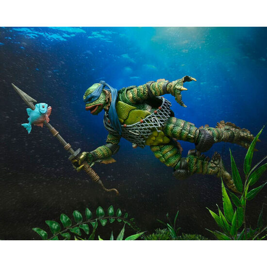 FIGURA LEONARDO AS THE CREATURE TORTUGAS NINJA UNIVERSAL MOSNTERS 18CM image 3