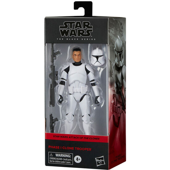 FIGURA PHASE I CLONE TROOPER STAR WARS: EL ATAQUE DE LOS CLONES 15CM image 0