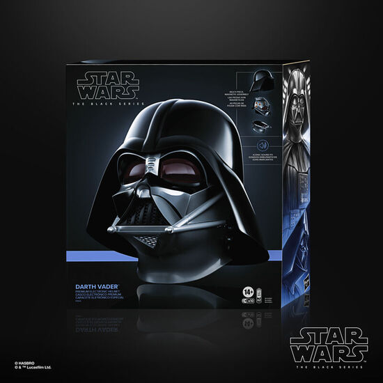 REPLICA CASCO ELECTRONICO DARTH VADER OBI WAN KENOBI STAR WARS image 3