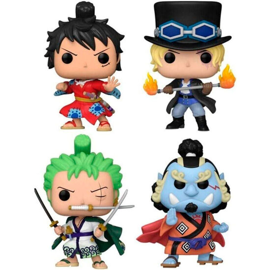 BLISTER 4 FIGURAS POP ONE PIECE EXCLUSIVE image 0