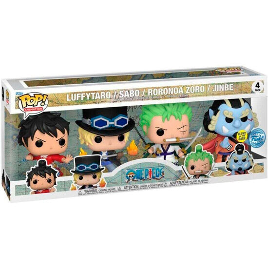 BLISTER 4 FIGURAS POP ONE PIECE EXCLUSIVE image 1
